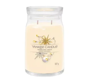 Yankee Candle Twinkling Lights Signature Jar Świeca zapachowa 567 g - Świece - miniaturka - grafika 1