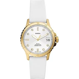 Fossil ES5286 Zegarek dla Kobiet Fb-01 Kwarcowy, 3 Ręczny Mechanizm Datownika, Koperta 36 mm, Silikonowy Pasek - Paski - miniaturka - grafika 1