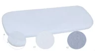 Pościel dla dzieci - Matex Prześcieradło frotte na materacyk do kołyski 90x40 [TDPFP40-01] białe - miniaturka - grafika 1