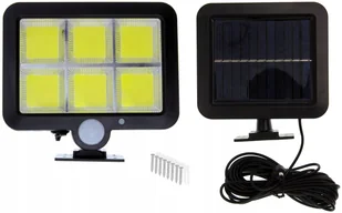 Halogen Lampa Solarna 120 LED COB Czujnik Ruchu - Lampy ogrodowe - miniaturka - grafika 1