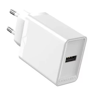 Ładowarka sieciowa EU USB-A Vention FAAW0-EU 12W, 2.4A, (biała) - Ładowarki do telefonów - miniaturka - grafika 1