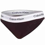 Majtki damskie - Calvin Klein Majtki Damskie Bikini 1P Brązowe 000Qf7047E Bkc S - miniaturka - grafika 1