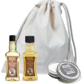 Zestawy kosmetyków męskich - Zestaw prezentowy do stylizacji włosów marki Reuzel - Szampon, prestyler i matowa pomada Reuzel Extreme - miniaturka - grafika 1