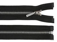 Pasmanteria - kufer-pasmanteria.pl Zamek metalowy 80 cm ( 1 szt ) Srebrny 8E6E-209D5_20220208184257 - miniaturka - grafika 1