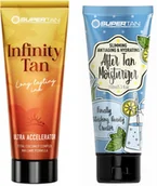Balsamy i kremy do opalania - Supertan Infinity Tan + After Tan Po Opalaniu Gratis - miniaturka - grafika 1