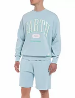 Bluzy męskie - Replay Męska bluza M6589, 109 jasnoniebieska, XXL, 109 jasnoniebieski, XXL - miniaturka - grafika 1