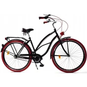 Rowery - Rower Cruiser Miejski Damski Dallas Bike 28" 3spd Alu - miniaturka - grafika 1