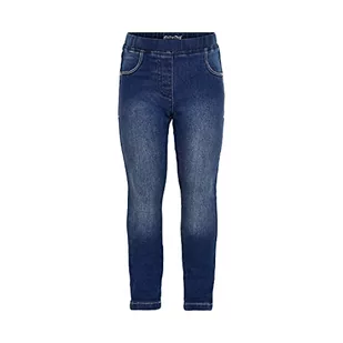 MINYMO Jeansy dziewczęce typu Jegging Power Stretch Slim Fit, Denim, 110 cm - Spodnie i spodenki dla dziewczynek - miniaturka - grafika 1