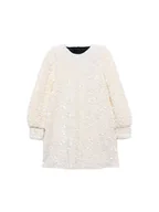 Sukienki i spódniczki dla dziewczynek - Abel & Lula Sukienka elegancka 5525 Écru Regular Fit - miniaturka - grafika 1