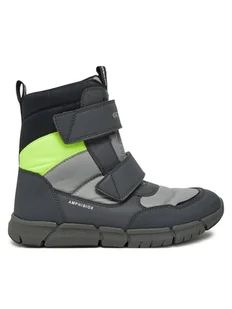 Geox Śniegowce J Flexyper Boy B Abx J169XC 0FU50 C9191 S Szary - Buty dla chłopców - miniaturka - grafika 1