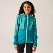 Odzież trekkingowa damska - Polar turystyczny dziecięcy Dissolver X rozsuwany - miniaturka - grafika 1