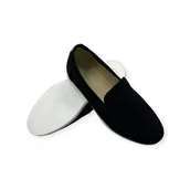 Mokasyny męskie - Mokasyny męskie zamszowe Old Money 42 - miniaturka - grafika 1