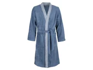 Szlafroki męskie - Egeria Szlafrok męski Bruno w bawełny, w stylu kimono (S, Niebieski) - miniaturka - grafika 1
