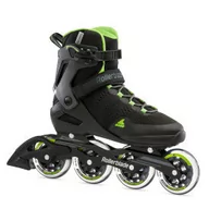 Rolki - Rollerblade, Rolki fitnessowe Spark 90, Czarno-zielony, rozm. 42,5 - miniaturka - grafika 1