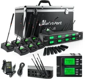 Mikrofony komputerowe - Zestaw mikrofonów konferencyjnych UHF Audioport SKF-08 one size - miniaturka - grafika 1