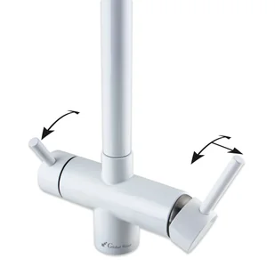 Bateria kuchenna Verona Biała - czterodrożna - Baterie kuchenne - miniaturka - grafika 6