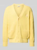 Swetry męskie - Kurtka o kroju relaxed fit z dzianiny z mieszanki bawełny model ‘COTES PERLEES’ - miniaturka - grafika 1