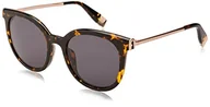 Okulary przeciwsłoneczne - Furla SFU625 Okulary Shiny Dark Havana, 52 damskie, Shiny Dark Havana, 52 - miniaturka - grafika 1