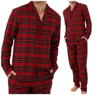 Piżamy damskie - Piżama Sensis PHILIP czerwona kratka - Roz.M - miniaturka - grafika 1