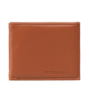 Mały Portfel Męski Jack&Jones Jaczack Wallet 12213118 Brązowy - Portfele - miniaturka - grafika 1