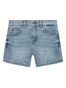 Guess Szorty jeansowe J4RD20 D4CA0 Niebieski Regular Fit - Spodenki damskie - miniaturka - grafika 1