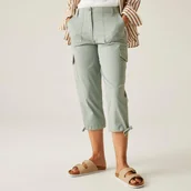 Odzież trekkingowa damska - Spodnie turystyczne capri damskie Shorebella - miniaturka - grafika 1