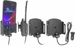 Uchwyt regulowany do Xiaomi Redmi 5 Plus bez futerału oraz w futerale lub etui z wbudowanym kablem Micro-USB oraz ładowarką samochodową - Uchwyty samochodowe do telefonów - miniaturka - grafika 1