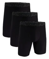 Majtki męskie - Bokserki męskie Under Armour Perf Tech Solid 9in 3Pack Black L - miniaturka - grafika 1