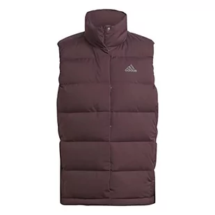 adidas Damska kurtka (Down) Helionic Down Vest, Shadow Maroon, HE1456, XS - Kurtki damskie - miniaturka - grafika 1