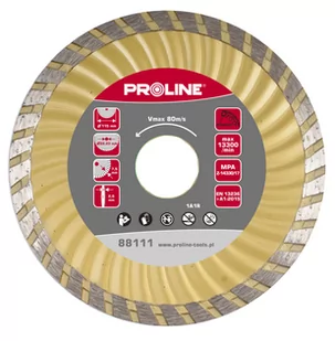 Proline Tarcza diamentowa SUPER TURBO 125x2.4x7.5x22.2 mm 88112 PX88112 - Tarcze do pił - miniaturka - grafika 1