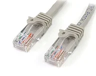 Kable miedziane - StarTech.com 15 m Cat5e Snagless RJ45 UTP kabel krosowy - Cat 5e kabel sieciowy 15 m - szary - miniaturka - grafika 1