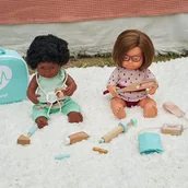 Zabawki AGD - Miniland Miniland   -   Drewniany zestaw małego lekarza Miniland - miniaturka - grafika 1