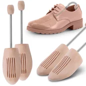 Akcesoria obuwnicze - Prawidła do butów DREWNIANE Rozciągające Sprężynowe Elastyczne MASSIDO rozmiar 38/39 - miniaturka - grafika 1