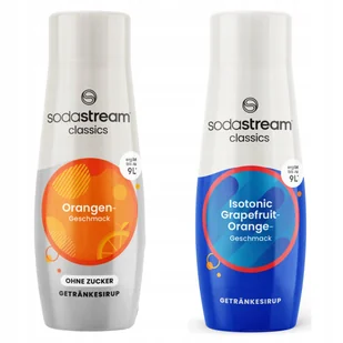 Syropy SodaStream Orange Zero Pomarańcza Bez Cukru + Isotonic Izotonik Pomarańcza Grejpfrut - Syropy i koncentraty owocowe - miniaturka - grafika 1