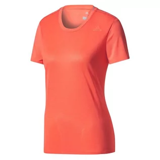Koszulki i topy damskie - Adidas Damskie Supernova T-Shirt, czerwony, XS BR5880 - grafika 1