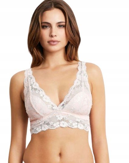 Yamamay Koronkowy Biustonosz Braletka Różowy S J2A