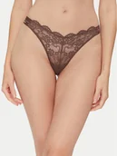 Majtki damskie - Guess Stringi O4YE01 PZ01C Brązowy - miniaturka - grafika 1