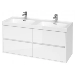 CERSANIT S801-323 SET B284 CREA 120 BIA?Y ZMONT ( SZAFKA + UMYWLAKA) WIRT. - Szafki łazienkowe - miniaturka - grafika 1