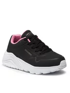 Buty dla dziewczynek - Skechers Sneakersy In My Zone 310450L/BKRG Czarny - miniaturka - grafika 1