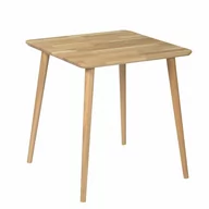 Ławy i stoliki kawowe - Stolik drewniany, dębowy. Kwadratowy stolik kawowy Modern Oak, Wykończenie nogi - Dąb olejowany, Wysokość [cm] - 75, Wymiary [cm] - 70x70 - miniaturka - grafika 1