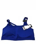 Biustonosze - Adidas sportowy biustonosz IKV49 niebieski rozmiar XL do treningu - miniaturka - grafika 1