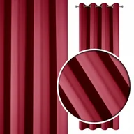Zasłony - Eurofirany Zasłona Logan 140x250 Czerwona ex-zas-logan-czer-135x250-przel - miniaturka - grafika 1