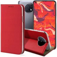 Etui i futerały do telefonów - ETUI Z KLAPKĄ DO XIAOMI REDMI NOTE 9T CZERWONE MAGNETYCZNE CASE KABURA - miniaturka - grafika 1