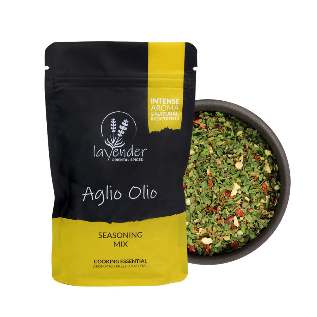 Aglio Olio - Przyprawa do Makaronu i Kuhchni Włoskiej 50g Lavender Spices