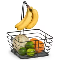 Pozostałe akcesoria kuchenne - Zeller Kosz na owoce z uchwytem na banany 26 x 26 x 36 cm 27420z - miniaturka - grafika 1