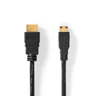 Kable - Nedis CVGL34500BK30 kabel HDMI 3 m HDMI Typu A (Standard) HDMI Type C (Mini) Czarny - miniaturka - grafika 1