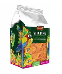 Vitapol Vitaline Papaja dla papug i ptaków egzotycznych 200g - Przysmaki dla ptaków - miniaturka - grafika 1
