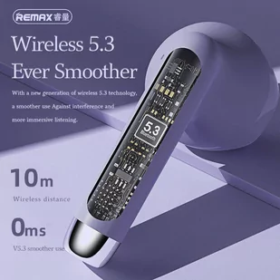 REMAX TWS-19 różowe - Słuchawki - miniaturka - grafika 3
