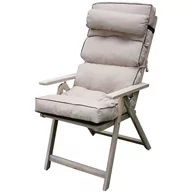 Parasole ogrodowe - Poduszka na fotel leżak ogrodowy 120 cm beżowy - miniaturka - grafika 1
