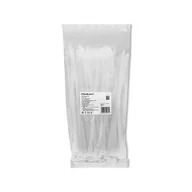 Pozostałe akcesoria sieciowe - Qoltec Opaski Zaciskowe Wielorazowe/Trytytki | 7.2 * 250Mm | Nylon Uv | Białe - miniaturka - grafika 1
